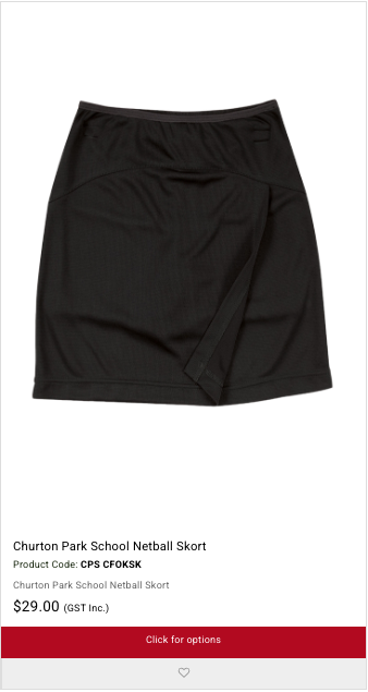 CPS Netball Skirt